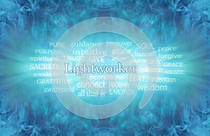 Zooming Lightworker Word Tag Cloud