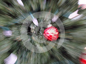 Zooming out from Ornaments on the Town Christmas Tree