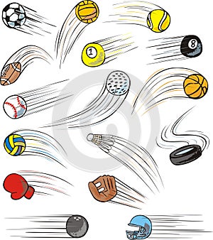 Zooming Sport Balls