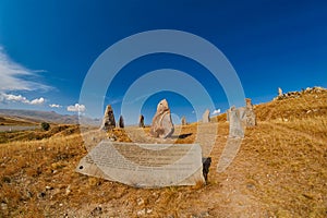 Zorats Karer Carahunge - Prehistoric Stone Pyramids site in Ar