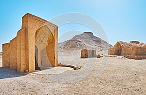 The ancient landmarks of Yazd, Iran photo