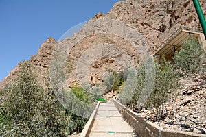 Zoroastrian fire temple, Chak Chak, Iran