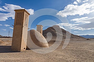 Zoroastrian Tower of Silence in Yazd, Iran