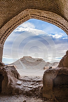 Zoroastrian Tower of Silence in Yazd, Iran