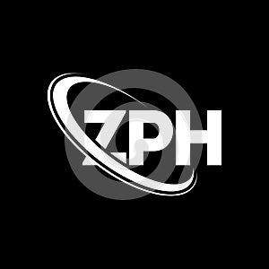 ZPH logo. ZPH letter. ZPH letter logo design. Initials ZPH logo linked with circle and uppercase monogram logo. ZPH typography for