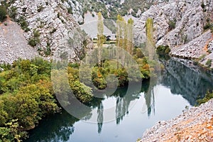 Zrmanja river canyon