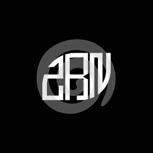 ZRN letter logo design on black background. ZRN creative initials letter logo concept. ZRN letter design photo