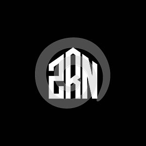 ZRN letter logo design on BLACK background. ZRN creative initials letter logo concept. ZRN letter design photo