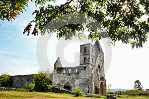 Zsambek Church Ruins in Hungary