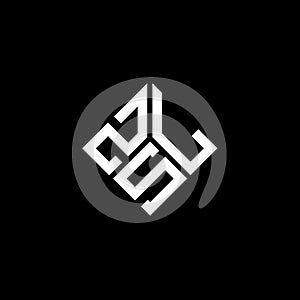 ZSL letter logo design on black background. ZSL creative initials letter logo concept. ZSL letter design photo