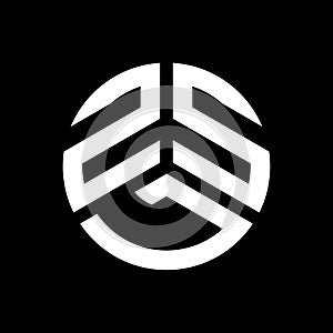 ZSL letter logo design on black background. ZSL creative initials letter logo concept. ZSL letter design photo