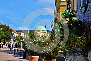 Zsolnay Fountain in PÃ©cs, Hungary