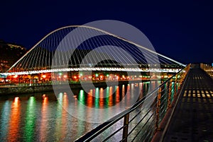 Zubizuri bridge, Euskadi, Spain