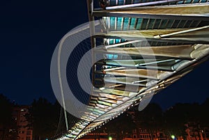 Zubizuri bridge, Euskadi, Spain