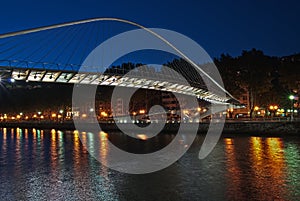 Zubizuri bridge, Euskadi, Spain