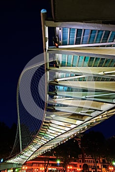 Zubizuri bridge, Euskadi, Spain