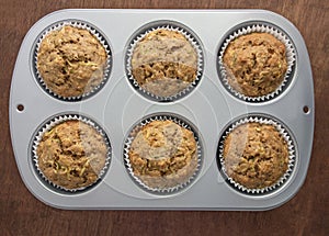 Zucchini Banana Muffins