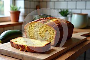 Zucchini Bread Slices