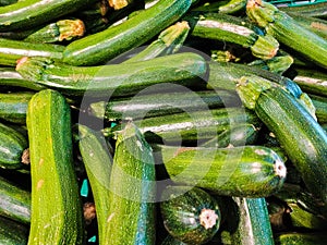 Zucchini It is a monoecious plant, that is, a plant that produces unisexual flowers, one male and one female, but carried by the s photo