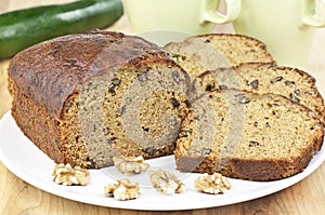 Zucchini nut bread