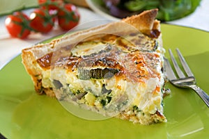 Zucchini Quiche