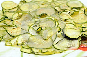 Zucchini slices