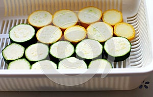 Zucchini slices
