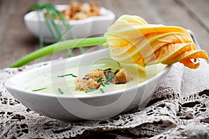 Zucchini soup