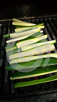 Zuccini Squash on A Grill