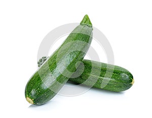 Zuchini isolated on the white background