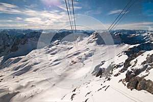 The Zugspitze in Bavary, Germany