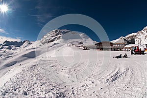 The Zugspitze in Bavary, Germany photo