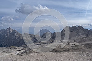 Zugspitze Mountain in Germany, Bavaria, Garmisch-Partenkirchen