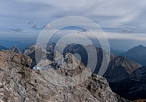 Zugspitze Mountain in Germany, Bavaria, Garmisch-Partenkirchen