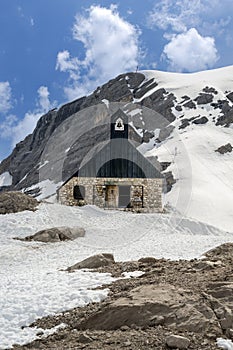 Zugspitze one of the highest chapels