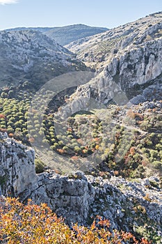 Zuheros, white village of the province of Cordoba in Spain