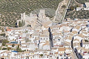 Zuheros, white village of the province of Cordoba in Spain