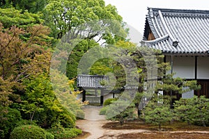 Zuishin-in Temple in Kyoto, Japan. The temple was founded in 991