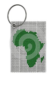 Zulu Bead Keyring