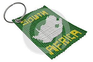 Zulu Bead Keyring