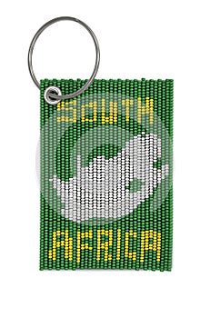 Zulu Bead Keyring