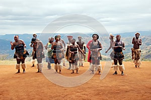 Zulu tribal dance