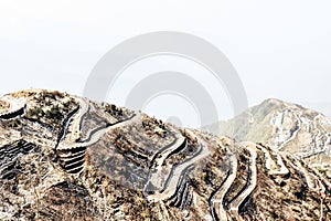 Zuluk hilltop the transit point of Silk Route. The road through Zuluk makes almost 32 hairpin turns to reach Lungthung. Located at