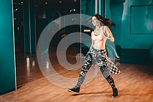 Zumba dance workout female