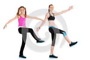 Zumba fitness dance move
