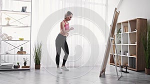 zumba fitness dancer exercising woman practicing