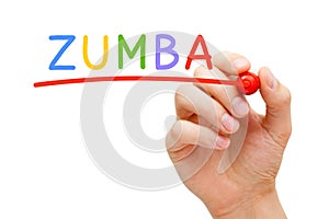 Zumba Red Marker