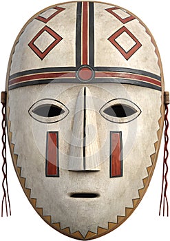 Zuni Kachina masks represent traditional Native American craftsmanship and vibrant cultural symbolism. photo