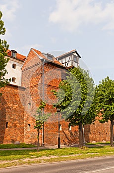 Zuraw crane tower (XIII c.) of Torun town, Poland