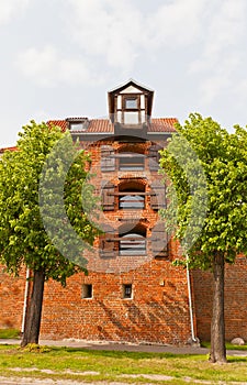 Zuraw crane tower (XIII c.) of Torun town, Poland